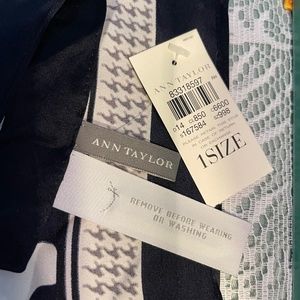 Ann Taylor silk scarf New with tags